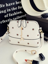 Casual Floral Printed Shell Bag