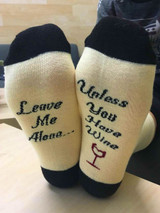 Casual Letters Color Block Sock