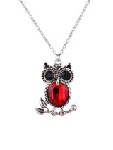 Casual Owl Pendant Necklace