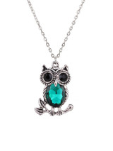 Casual Owl Pendant Necklace