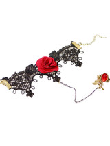 Casual Vintage Rose Bracelet With Ring