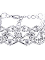 Casual Alloy Rhinestone Hollow Out Choker Necklace