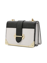 Casual Gold Trim Crossbody Bag