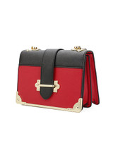 Casual Gold Trim Crossbody Bag
