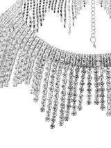 Casual High-Quality Tassels Rhinestone Choker Necklace