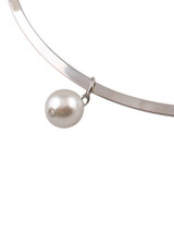 Casual Punk Faux Pearl Pendant Necklace