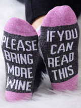 Casual Lovely Color Block Letter Sock