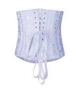 Casual Strapless Lace-Up Plain Corset