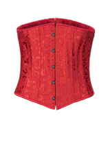 Casual Strapless Lace-Up Plain Corset