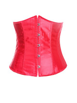 Casual Lace-Up Single Breasted Plain Corset
