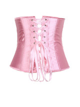 Casual Lace-Up Single Breasted Plain Corset