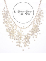 Casual Chic Faux Pearl Beaded Necklace