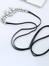Casual Chic Faux Crystals Necklace