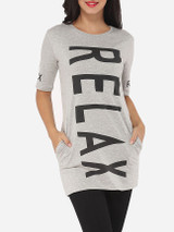 Casual Letter Printed Modern Round Neck Short Sleeve T-shirt Casual Letter Printed Modern Round Neck Short Sleeve T-shirt