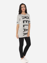 Casual Letter Printed Modern Round Neck Short Sleeve T-shirt Casual Letter Printed Modern Round Neck Short Sleeve T-shirt