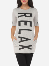 Casual Letter Printed Modern Round Neck Short Sleeve T-shirt Casual Letter Printed Modern Round Neck Short Sleeve T-shirt