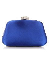 Casual Rhinestone Pleated Chain Evening Clutch Bag