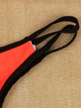 Casual Sexy Spaghetti Strap Hollow Out Bikini