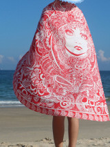 Casual Stylish Round Beach Shawl