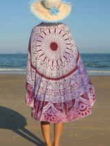 Casual Boho Printed Beach Shawl
