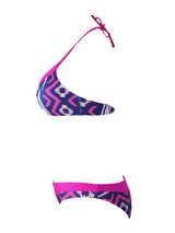 Casual Attractive Sexy Halter Printed Bikini