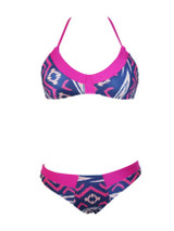Casual Attractive Sexy Halter Printed Bikini