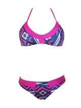 Casual Attractive Sexy Halter Printed Bikini