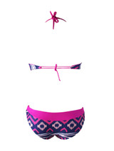 Casual Attractive Sexy Halter Printed Bikini