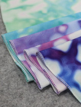 Casual Gradient Snow Dye Round Beach Shawl