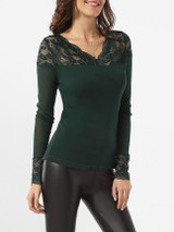 Casual V Neck Hollow Out Lace Patchwork Plain Blouse Casual V Neck Hollow Out Lace Patchwork Plain Blouse