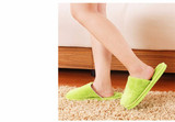 Casual Home Slippers Soft Warm Plush Cotton Pure Color Indoor Shoes