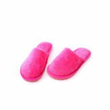 Casual Home Slippers Soft Warm Plush Cotton Pure Color Indoor Shoes