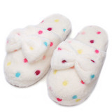 Casual Cute Bowknot Cotton Slippers
