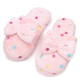 Casual Cute Bowknot Cotton Slippers