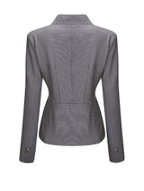 Lapel Formal Contrast Trim Blazer