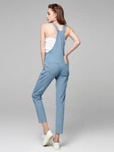 Fashion Light Blue Long Jean Pants Overalls Jumpsuits