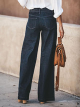 Fashion Loose Wide-Leg Jeans Pants