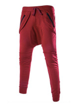 Casual Zips Drawstring Men's Casual Pant