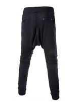 Casual Zips Drawstring Men's Casual Pant