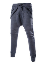 Casual Zips Drawstring Men's Casual Pant
