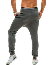 Casual Basic Drawstring Zips Pocket Plain Men's Casual Pant