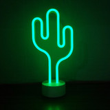 Cactus Neon LED Desktop Lamp