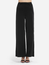 Casual Men's Loose Fitting Plain Side Split Casual-pants
