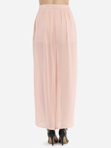 Casual Loose Fitting Dacron Plain Casual-pants