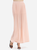 Casual Loose Fitting Dacron Plain Casual-pants