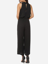Casual Loose Fitting Chiffon Plain Jumpsuits
