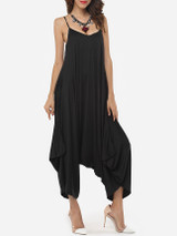 Casual Plain Loose Fitting Modern Awesome Jumpsuits