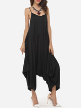 Casual Plain Loose Fitting Modern Awesome Jumpsuits