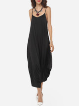 Casual Plain Loose Fitting Modern Awesome Jumpsuits