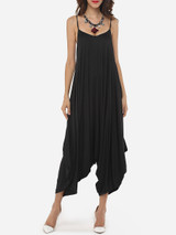 Casual Plain Loose Fitting Modern Awesome Jumpsuits